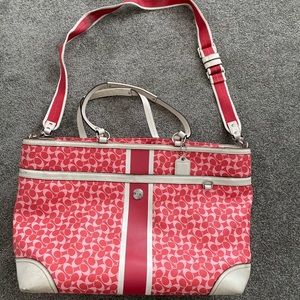 Coach Diaper Bag - Red